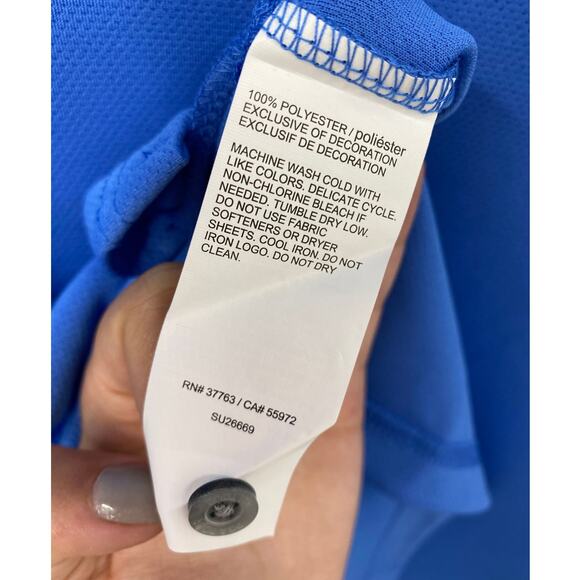 PGA Tour Airflux Mens Blue Polo Shirt Top NEW Size XXL - Picture 9 of 9